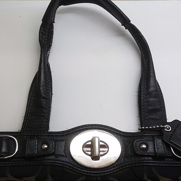 Coach Black Satchel - Picture 2 of 8